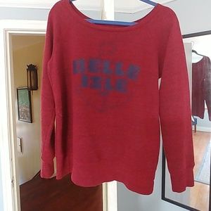 Belle Isle Burgandy Sweatshirt